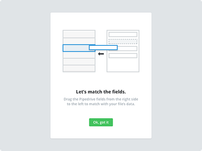 Drag and Drop - Import data drag drop illustration import intro onboarding pipedrive