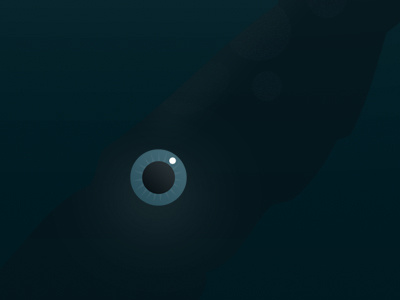 Something lurking in the deep blue dark deep sea eye monster navy sea sgwid