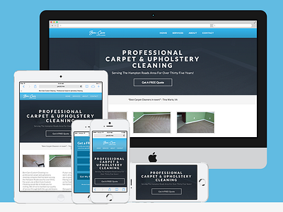 Bon-Care Responsive Site Design responsive ui design web design