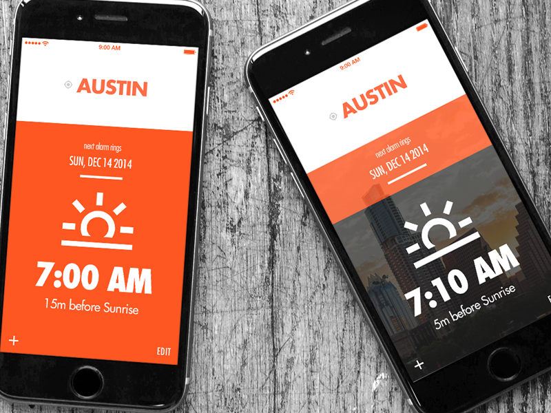 sunrise alarm clock app