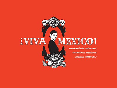 Viva Mexico design illustration logo