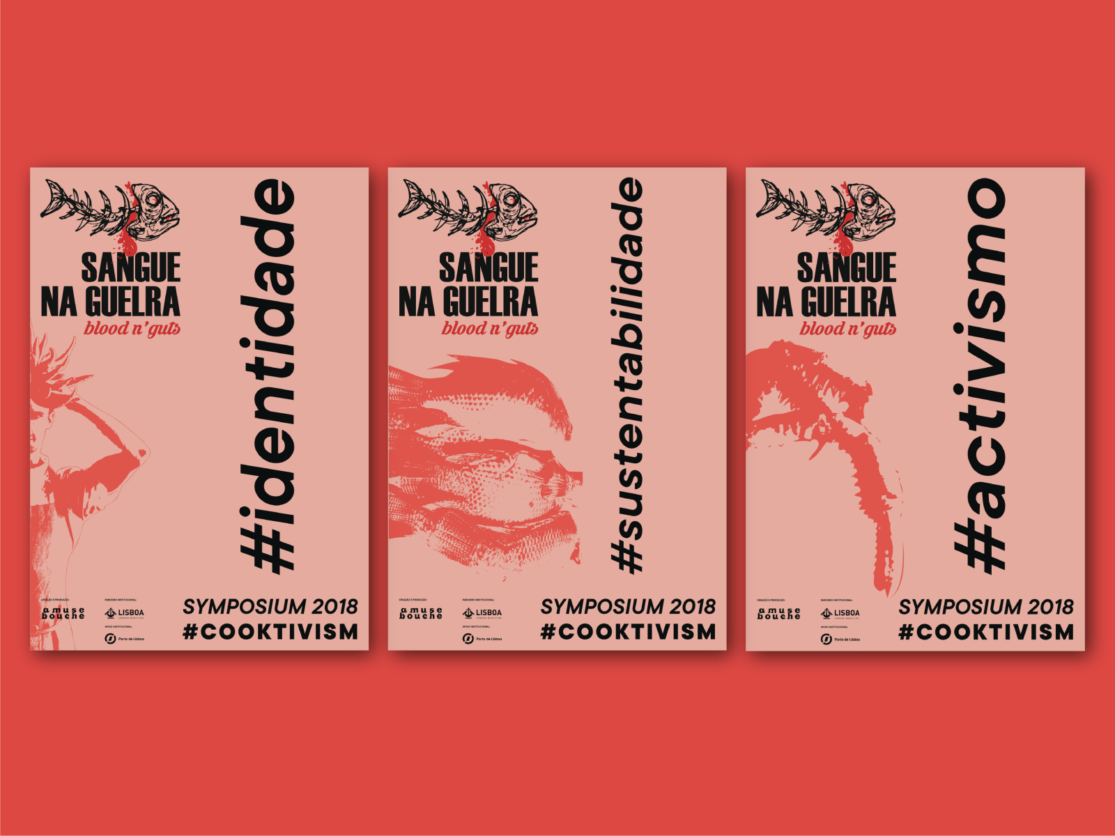 Symposium Sangue na Guelra 2018 design illustration symposium typography