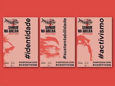 Symposium Sangue na Guelra 2018 design illustration symposium typography