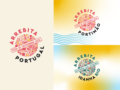 ARREBITA PORTUGAL Food Fest branding food festival graphic design logo