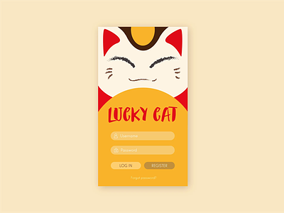 Daily UI #001 — Sign Up 001 cat daily in log sign ui up window