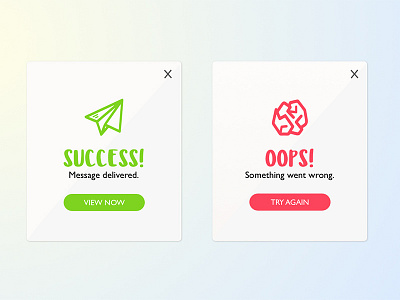 Daily UI #011 — Flash Message