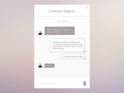 Daily UI #013 — Direct Messaging