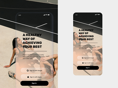 Fitness App Concept app concept design fitness gym membership sport ui web design workout