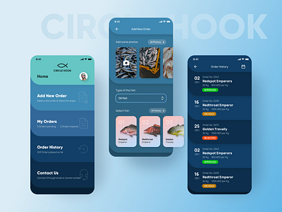 Circle Hook | Fisher man concept app