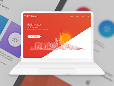 Phenix Software Landing Page Concept