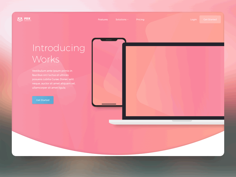 Fox Solution | Landing Page Concept