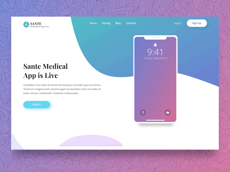 medical catalogue design