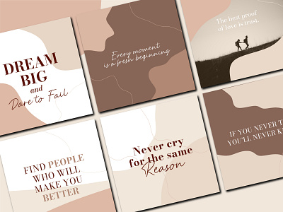 Instagram Post Quotes banner ads design graphic design ig illustration instagram post social media