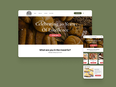 Bakery Website Design