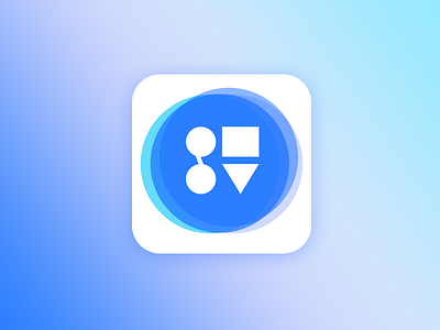 Smart Team app icon app blue clean design flat icon ios iphone light schedule ui