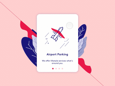 Card for way airport card dining movies onboard parking ticket