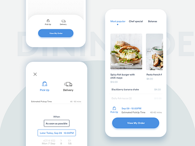 Dining page app conpact