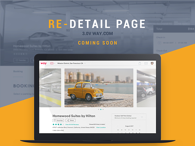 Re-detail page for parking calendar detailpage industry parking redesign responsive