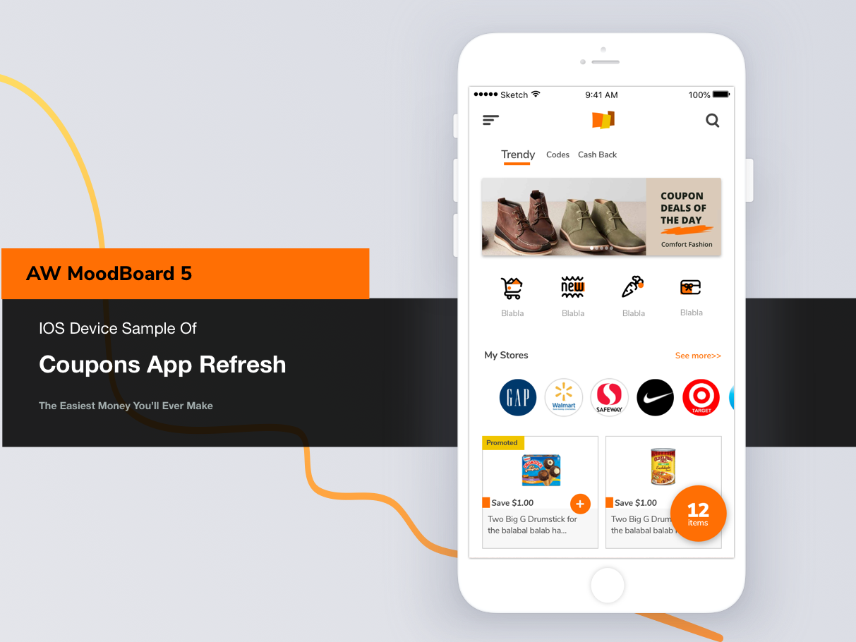 Concept of refresh app by Andrea Woo on Dribbble