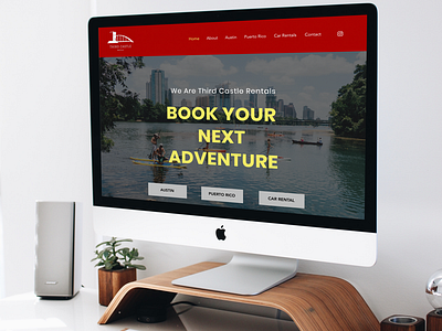 Third Castle Rentals Website Design