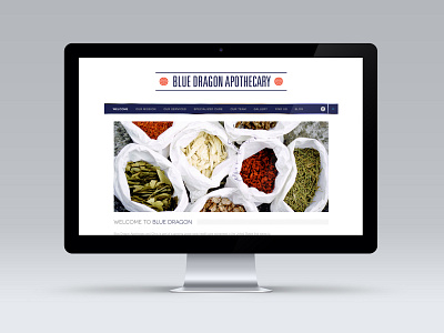 Blue Dragon Apothecary Branding + Website branding design digital collage digital photography graphic design illustration logo mixed media ui vector