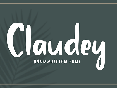 Claudey - Handwritten Font