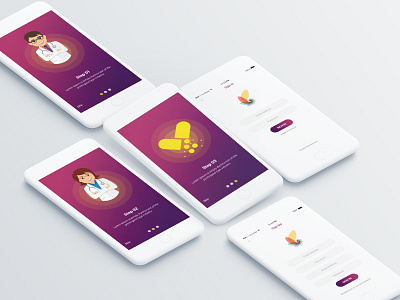 Medical App app clean design doctor hospital icon ios iphone medical ui ux