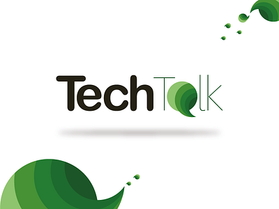 Tech Talk Logo app clean creative graphics icon illustration ios logo tech logo ui ux vector