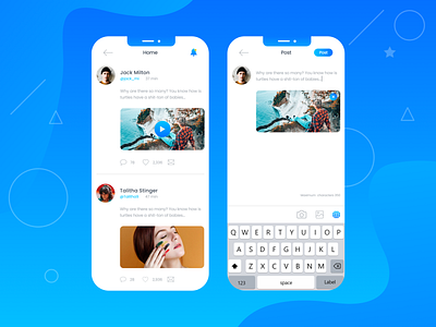 Social Post Concept Apps