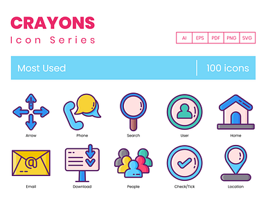 Most Used Icon Set app design branding design flat graphic design home icon icons location popular ui ux vector web design