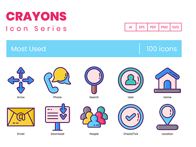 Most Used Icon Set