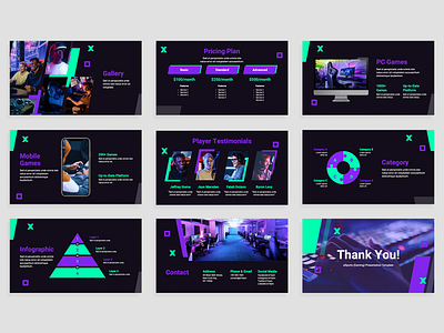 eSports Gaming Presentation Template by Krafted on Dribbble