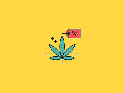 Marijuana Icons cannabidiol cannabis cbd color icon icons illustration marijuana outline thc vector weed