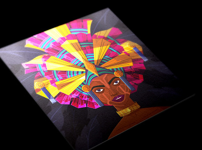 Iya L0D3 adobe illustrator africa colorful colors culture design digital art illustration vector