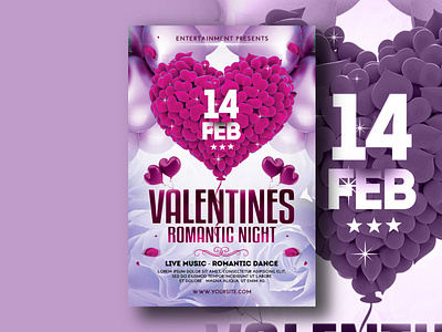 Valentines Flyer Template