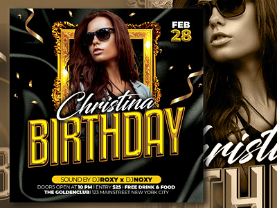 Birthday Flyer Template