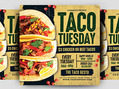 Taco Tuesday Flyer