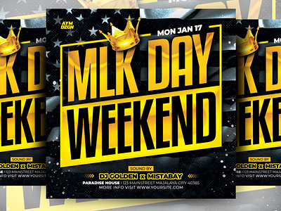 MLK Day Weekend Flyer