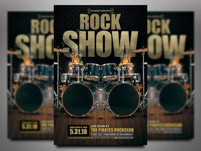 Rock Show Flyer