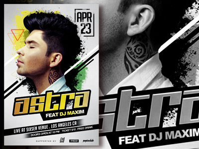 Artist/ Dj Concert Flyer Template