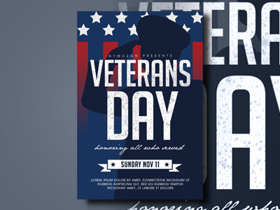 Veterans Day Flyer Template