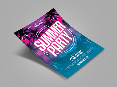 Summer Party Flyer Template