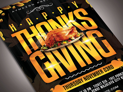 Thanksgiving Flyer Template