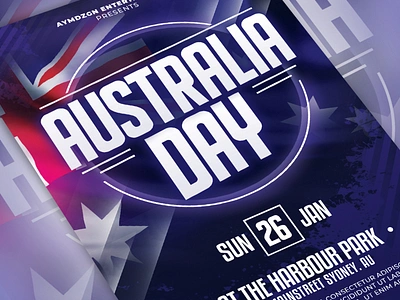 Australia Day Flyer aussie australia day australian event event flyer flyer flyer design flyer designs flyer template independence day independence day flyer poster print design print template