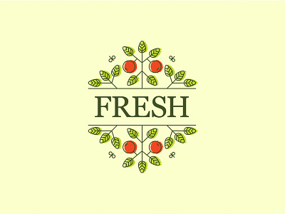 -Fresh- brand branding identity logo logodesign logotype