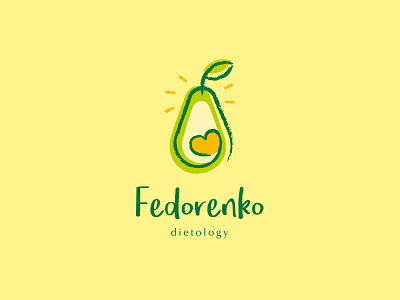 Fedorenko Dietology avocado design graphicdesign health healthyfood identity logo logodesign logotype