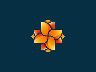 Luteina design flower graphicdesign health identity logo logodesign logotype tulips