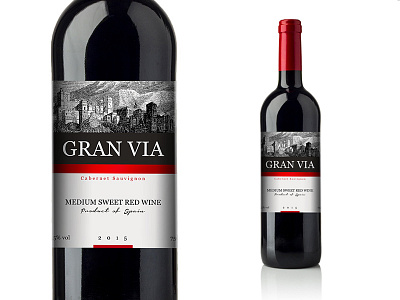 GranViz Wine Label Design identity pack packing