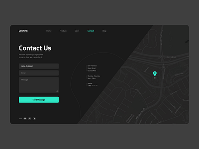 Daily UI 028 | Contact Us