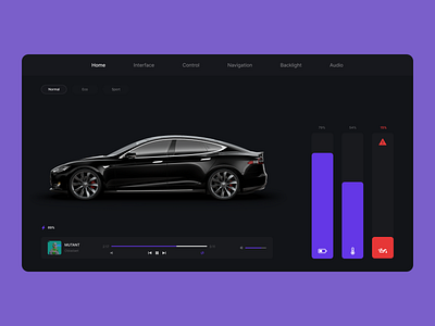 Daily Ui 034 | Car Interface